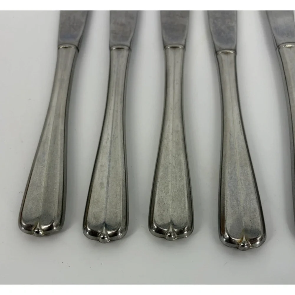Oneida USA Gala Impulse Dinner Knives Set of 7 Stainless Steel Flatware 9